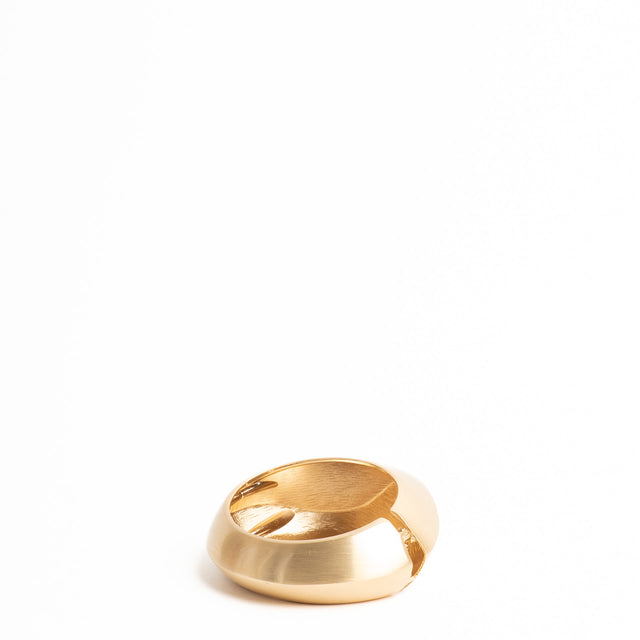 W by Whitemood - Matte wavy bangle - gold