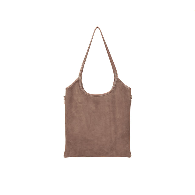 Bolso shopper de ante W by Whitemood - Taupe