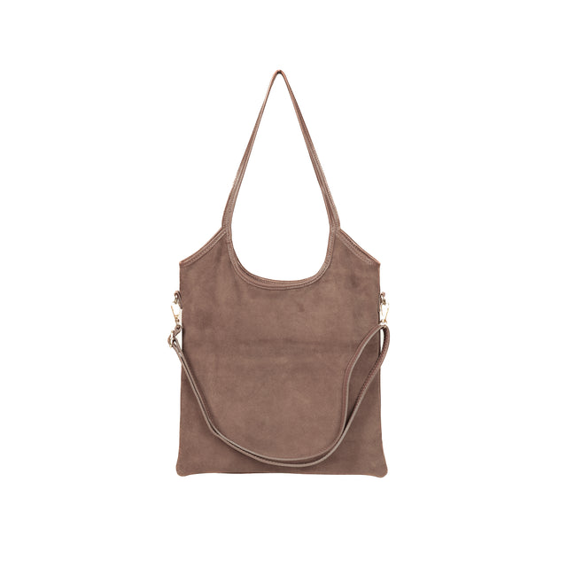Bolso shopper de ante W by Whitemood - Taupe