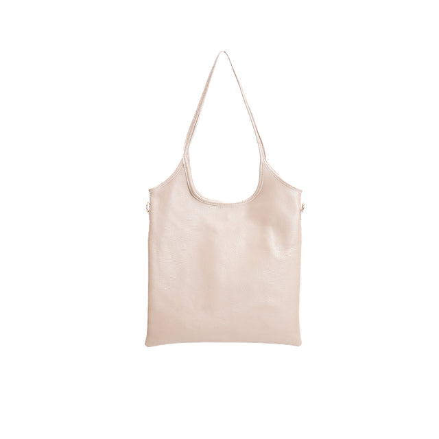 Bolso shopper de cuero W by Whitemood - Mantequilla