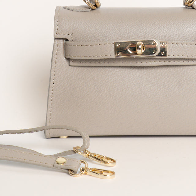 W by whitemood- Borsa mini bag a mano - sand
