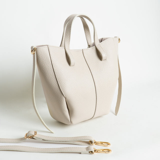 W by Whitemood-Borsa secchiello a mano - gesso