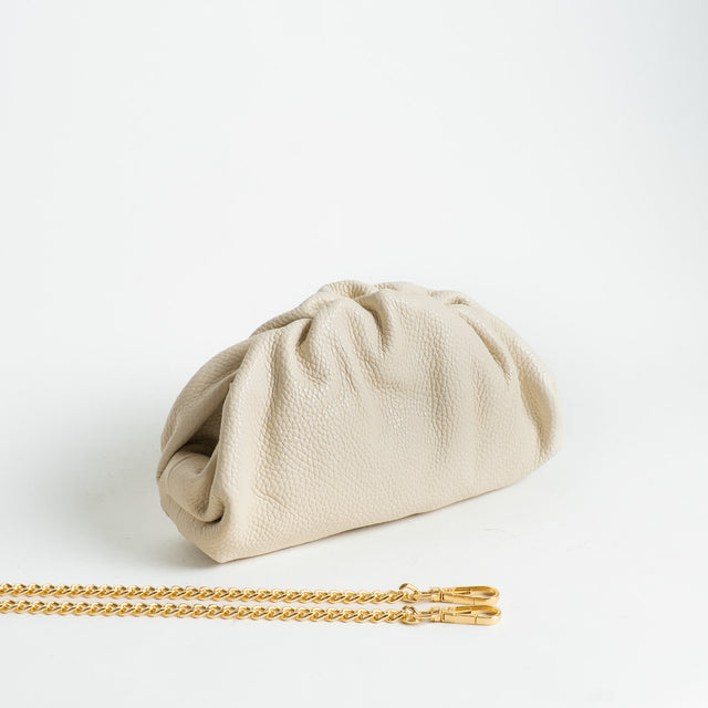 W by Whitemood-Mini clutch - gesso