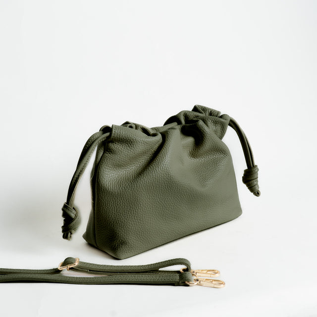 W by Whitemood-Clutch - militare