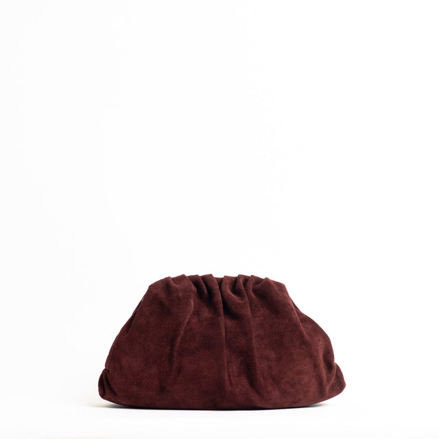 W by Whitemood-Borsa clutch in camoscio - vino