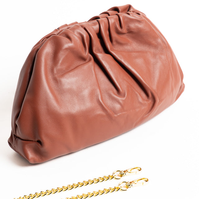 W by Whitemood-Maxi borsa clutch - coccio
