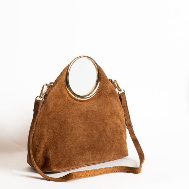 W by Whitemood-Borsa a mano scamosciata - cuoio
