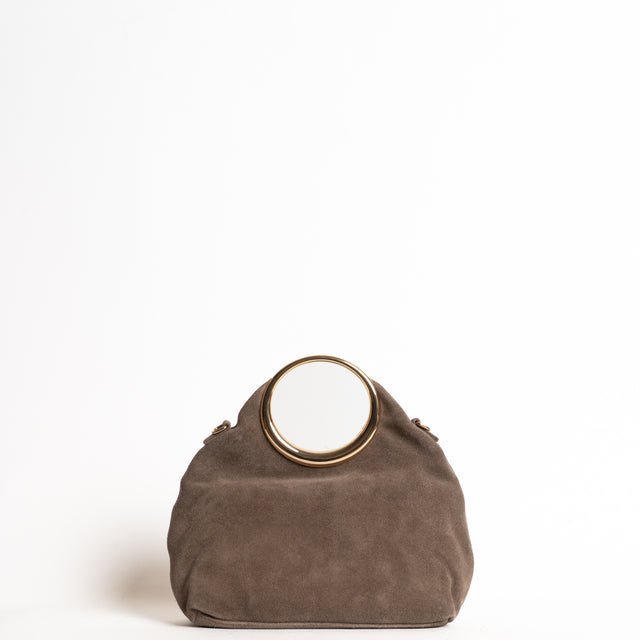 W by Whitemood-Borsa a mano scamosciata - taupe