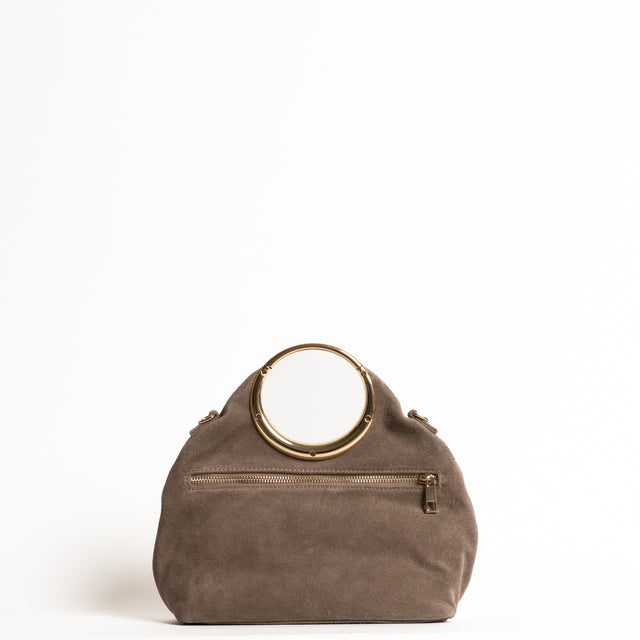 W by Whitemood-Borsa a mano scamosciata - taupe