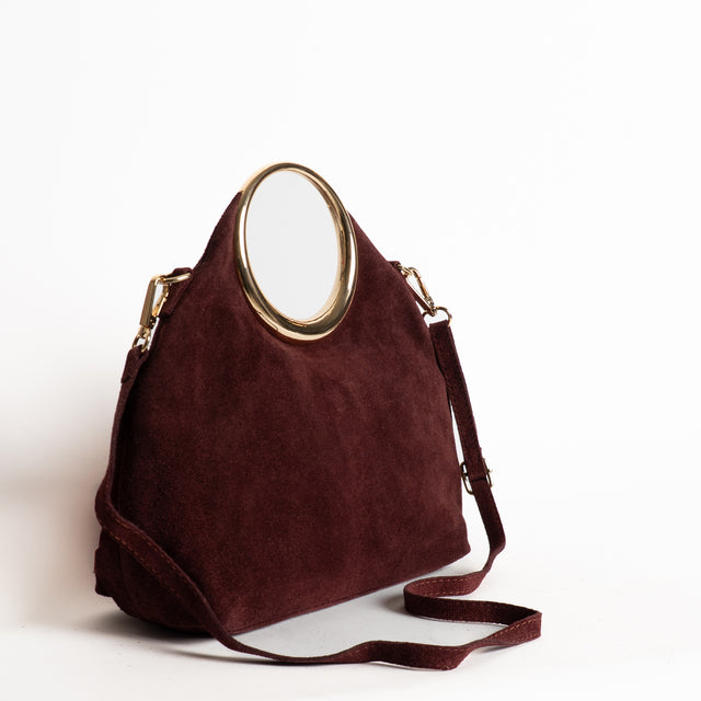 W by Whitemood-Borsa a mano scamosciata - vino