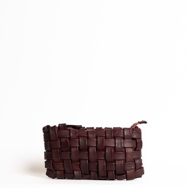 W by Whitemood-Pochette intrecciata - vino