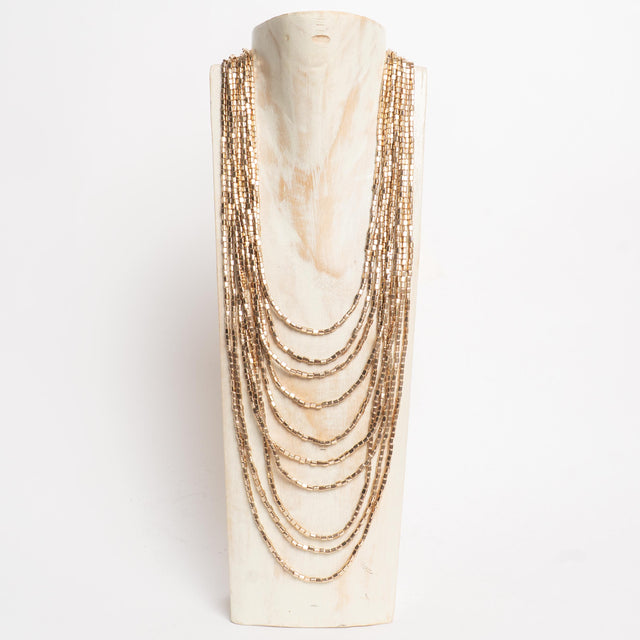 W by Whitemood-Collana multifilo - gold