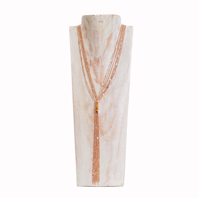 W by Whitemood-Collana multifilo a Y - gold