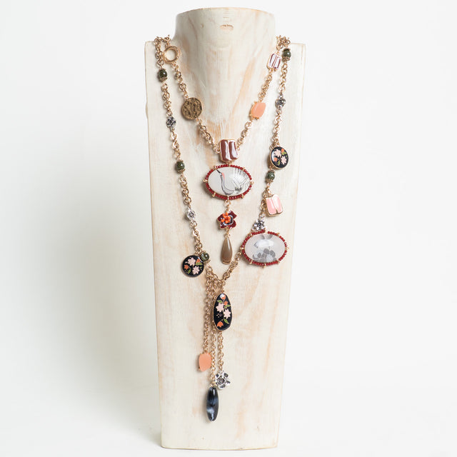 W by Whitemood-Collana multifilo japan - gold