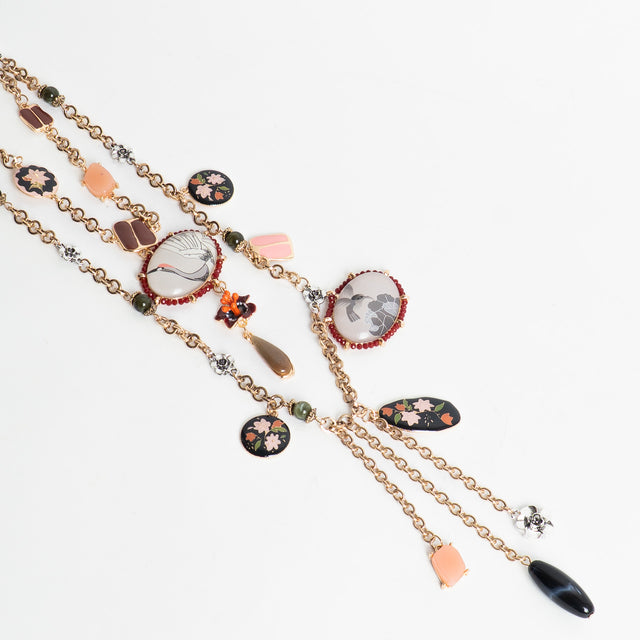 W by Whitemood-Collana multifilo japan - gold