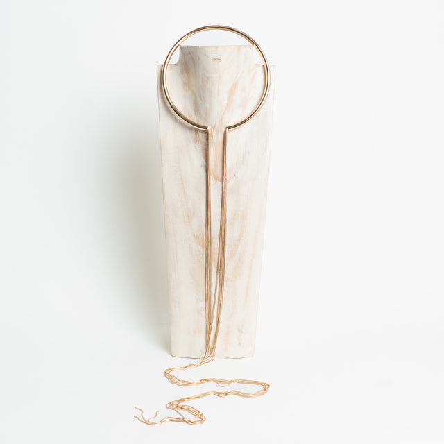 W by Whitemood-Collana rigida con pendente - gold