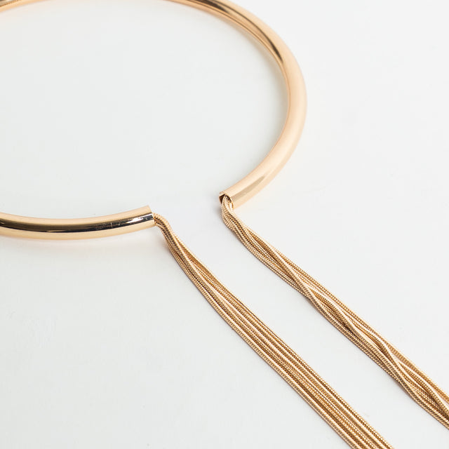 W by Whitemood-Collana rigida con pendente - gold