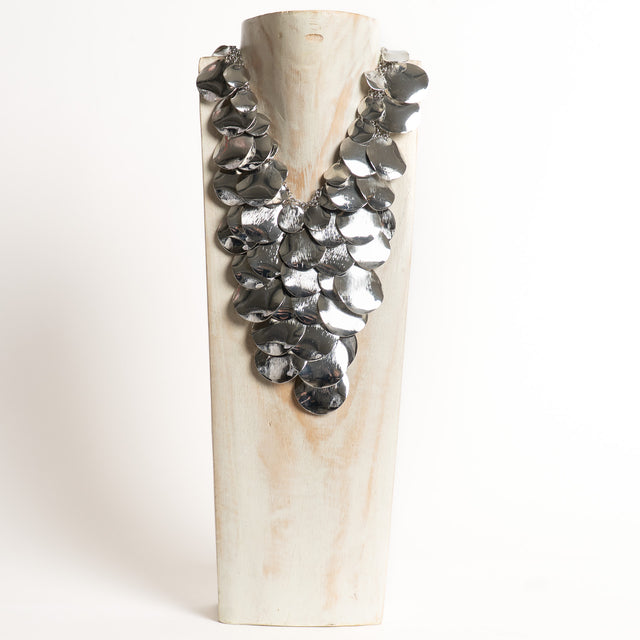 W by Whitemood-Collana petali - silver