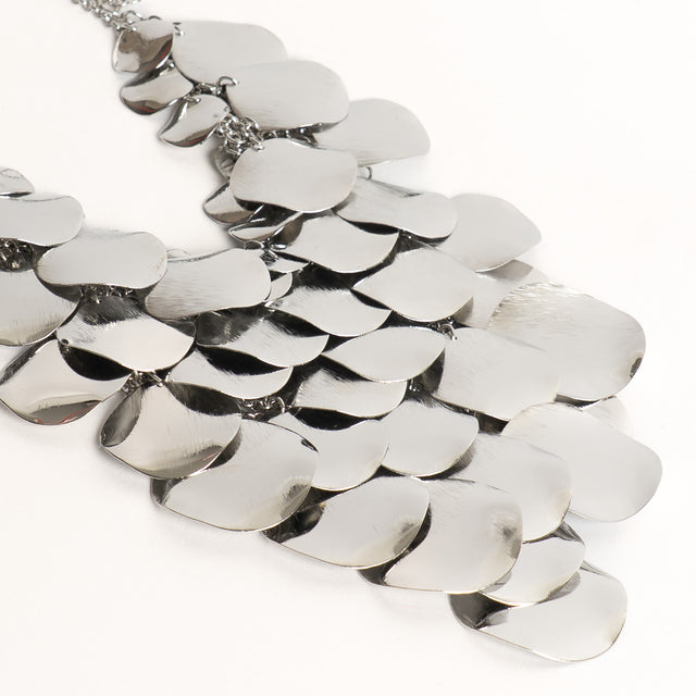 W by Whitemood-Collana petali - silver