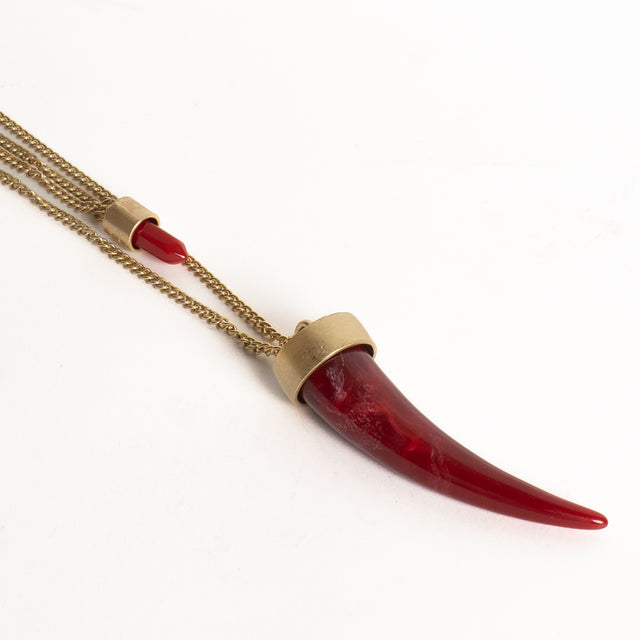 W by Whitemood-Collana doppiofilo con corno - india
