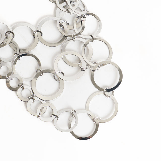 W by Whitemood-Collana multifilo ad anelli - silver
