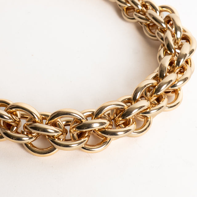 W by whitemood- Collana catene intrecciate - gold
