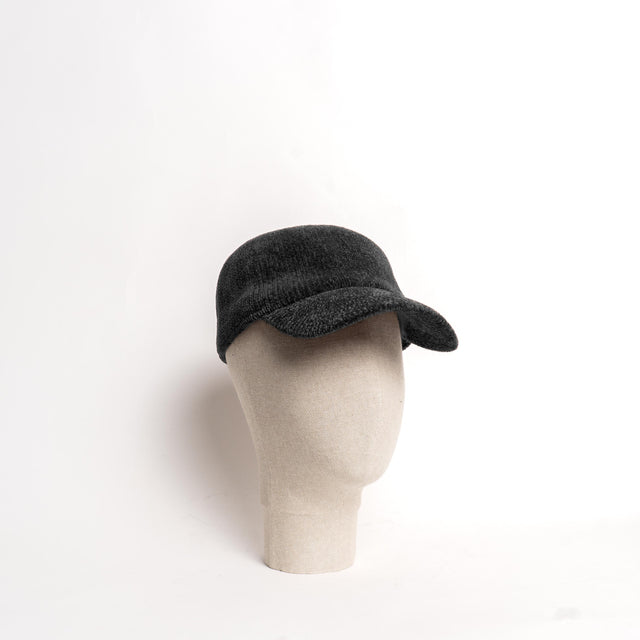 W by Whitemood- Cappello con visiera in velluto - grigio