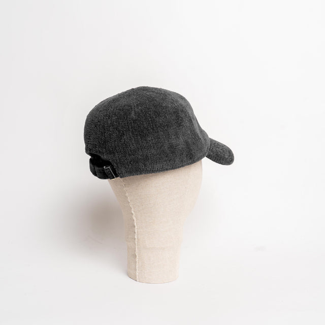 W by Whitemood- Cappello con visiera in velluto - grigio