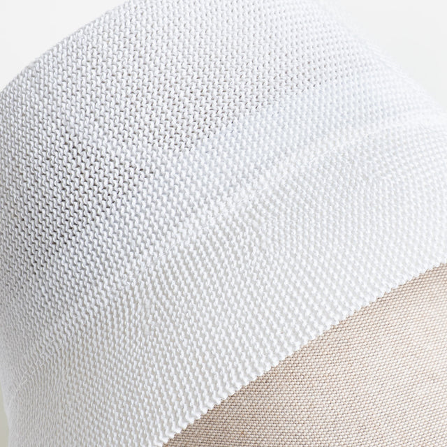 W by Whitemood-Bucket hat in rafia intrecciata - bianco