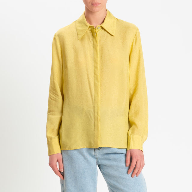 Wu'side-Camicia in viscosa - oro