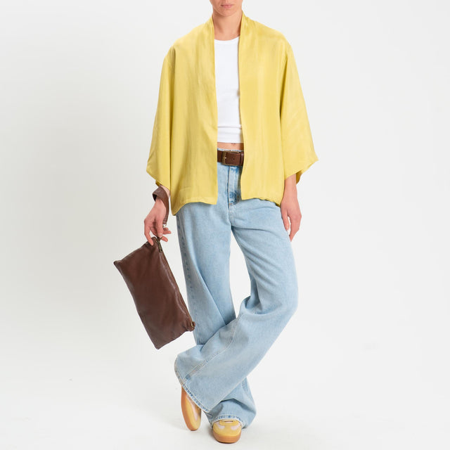 Wu'side-Kimono in viscosa - oro