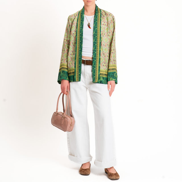 Wu'side-Kimono fantasia - menta/verde/bubble