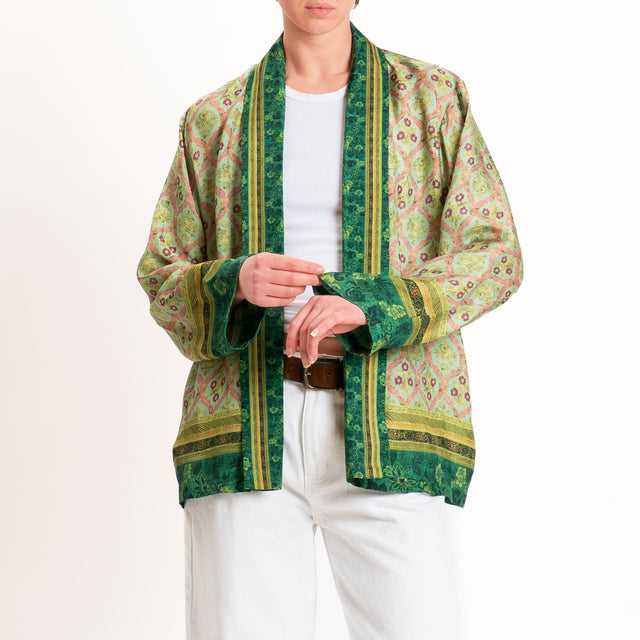 Wu'side-Kimono fantasia - menta/verde/bubble
