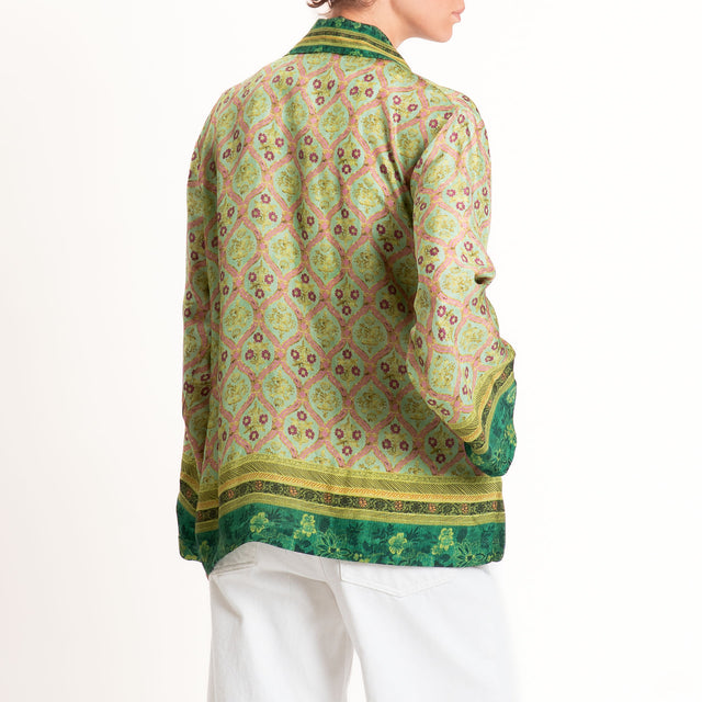 Wu'side-Kimono fantasia - menta/verde/bubble