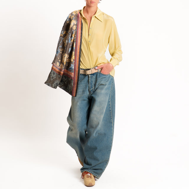 Wu'side-Camicia in viscosa - olio