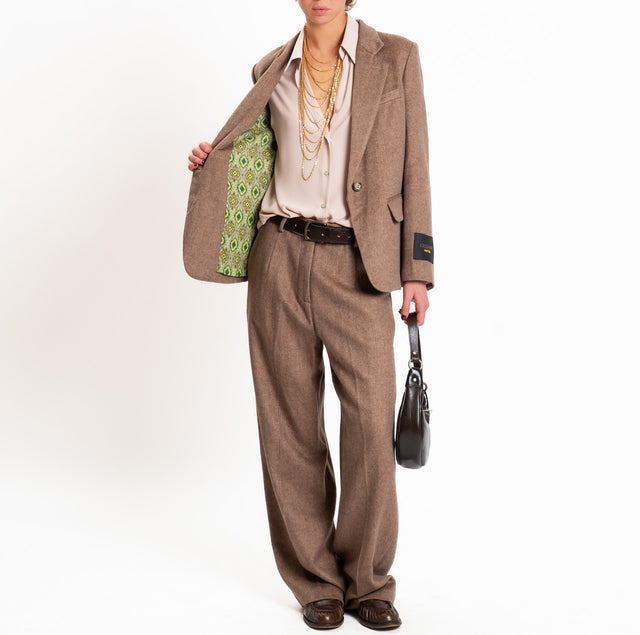 Wu'side-Pantalone resca misto lana - cookie