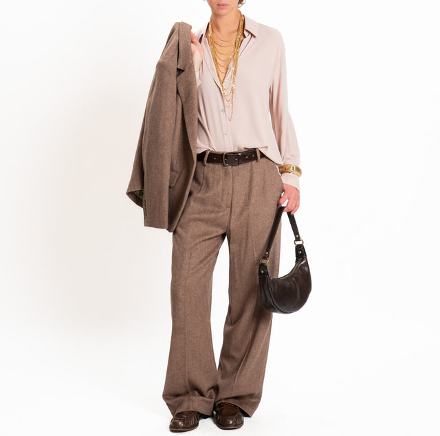 Wu'side-Pantalone resca misto lana - cookie