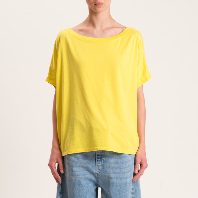 Zeroassoluto-T-shirt scatola in cotone - lime