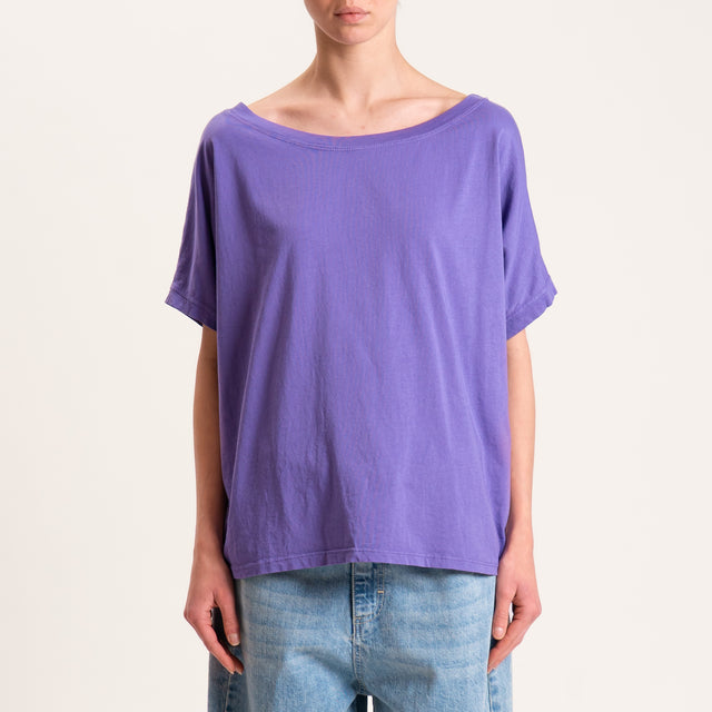 Zeroassoluto-T-shirt scatola in cotone - peonia