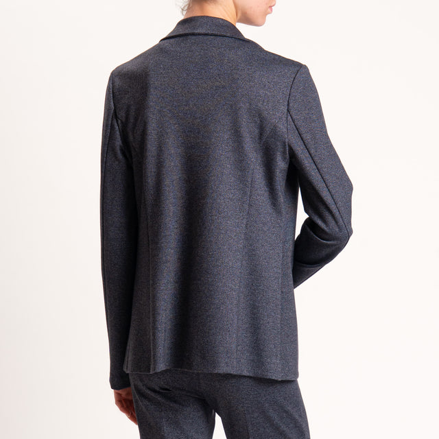 Zeroassoluto-Giacca destrutturata tessuto comfort elasticizzato - antracite melange