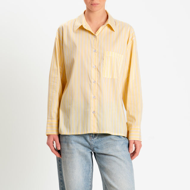Zeroassoluto-Camicia a righe - yellow/pink/lavanda