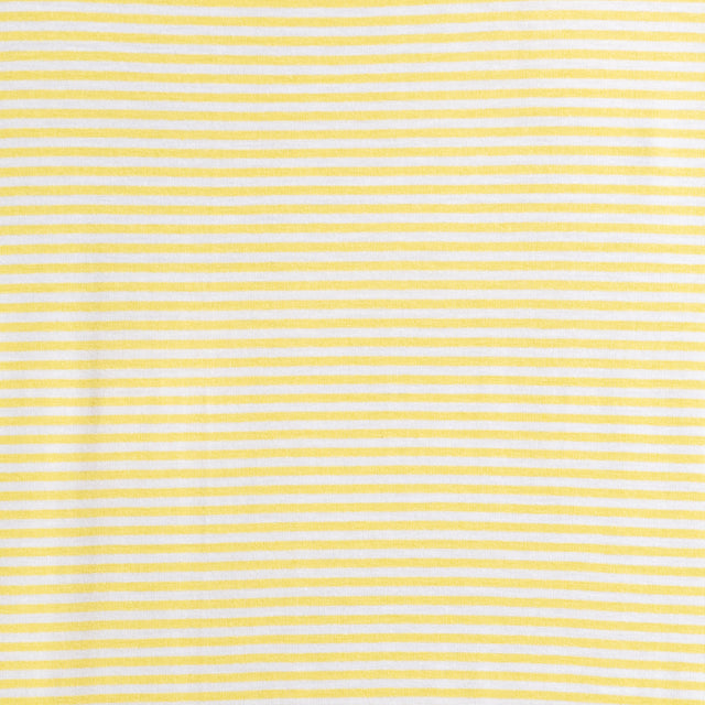 Zeroassoluto-T-shirt righe in jersey manica 3/4 - giallo/latte