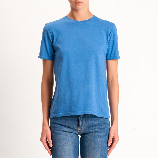 Zeroassoluto-T-shirt mezza manica girocollo - avio