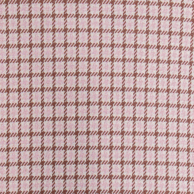 Zeroassoluto-Cappotto pied de poule neoprene - rosa/cuoio/burro