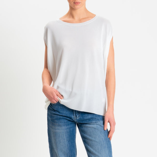 Zeroassoluto-Maglia manica raglan - latte