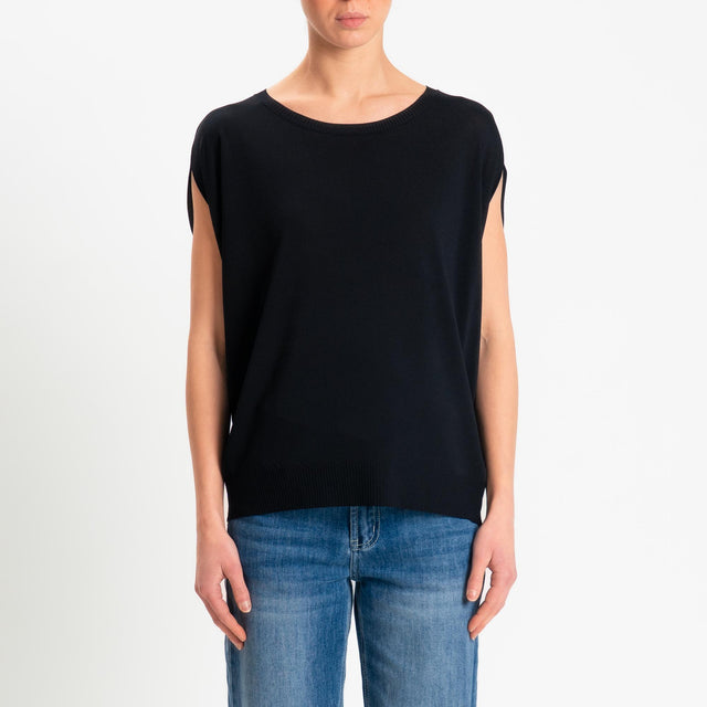 Zeroassoluto-Maglia manica raglan - nero