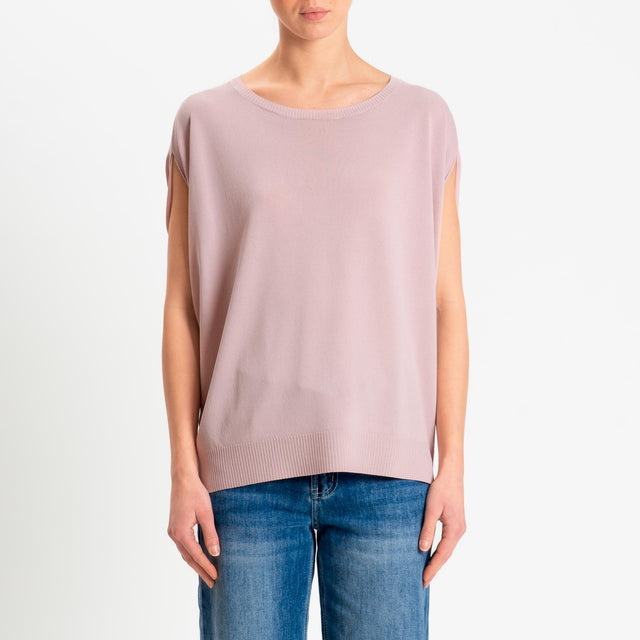Zeroassoluto-Maglia manica raglan - pink