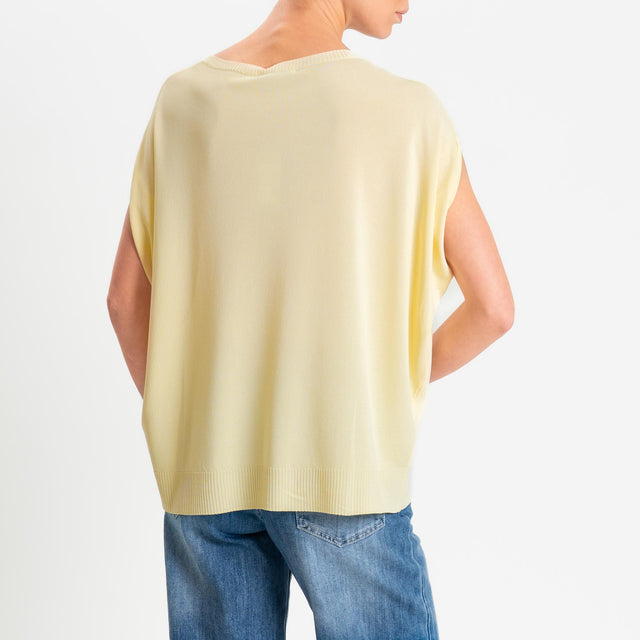 Zeroassoluto-Maglia manica raglan - yellow