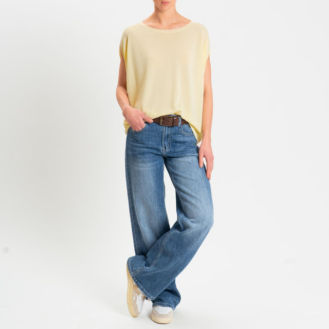 Zeroassoluto-Maglia manica raglan - yellow