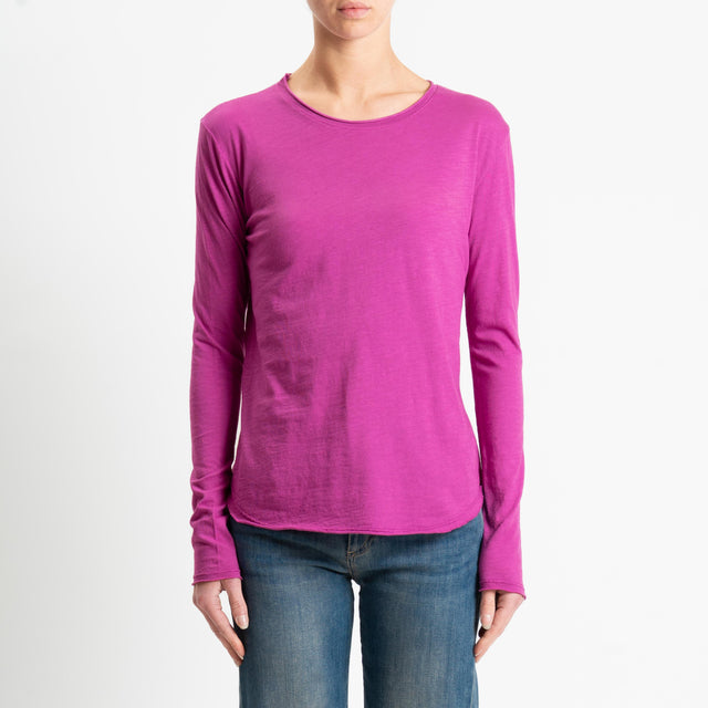 Zeroassoluto-T-shirt girocollo - ametista